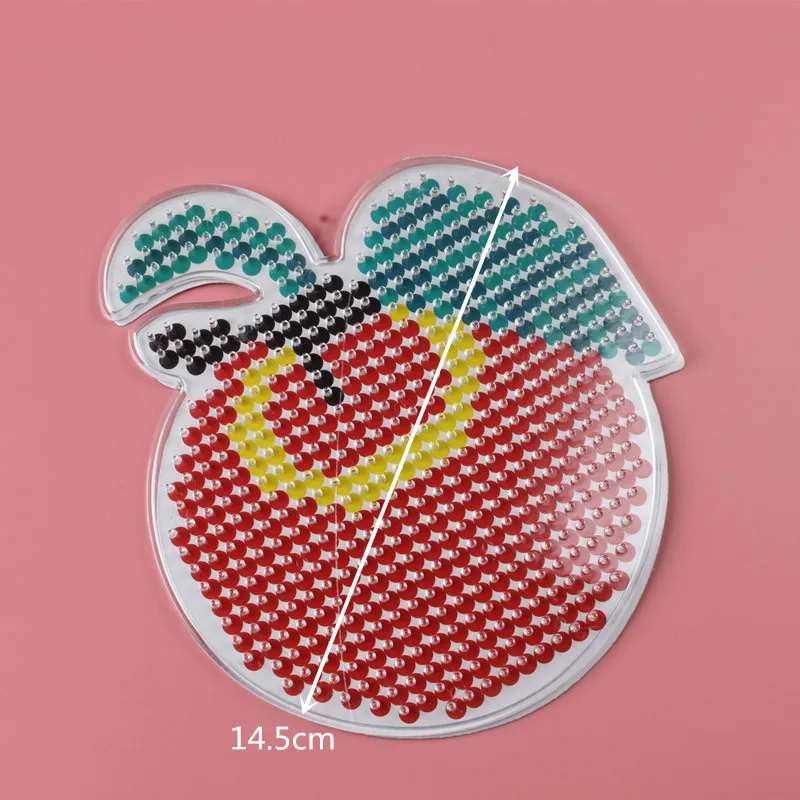 5 мм бусины Хама Обучающие 3D Пазлы Perler Beads Pegboard головоломки игрушки прозрачные