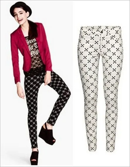 NEW HOT FASHION CROSS STAR PRINTING LEISURE PANTS WF 0767|pants children|pantspants m |