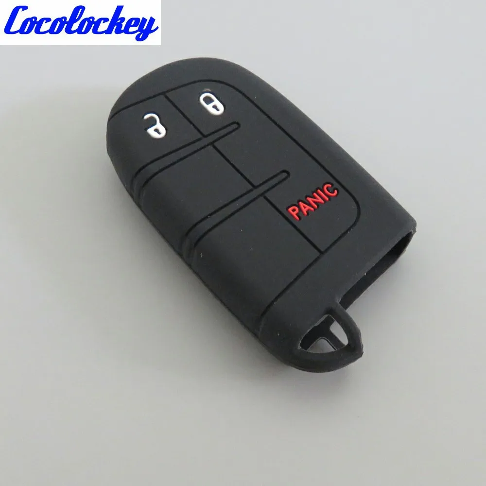 Силиконовый чехол Cocolockey для смарт ключа дистанционного управления JEEP CHRYSLER