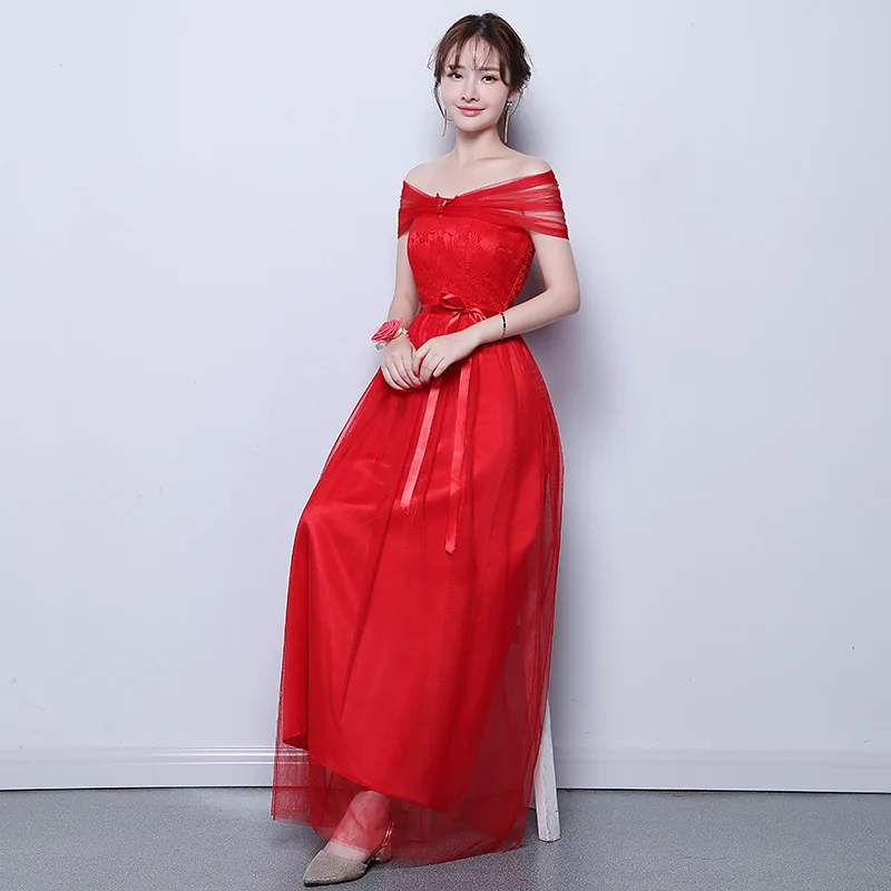 Красивое Очаровательное платье подружки невесты Emily с круглым вырезом