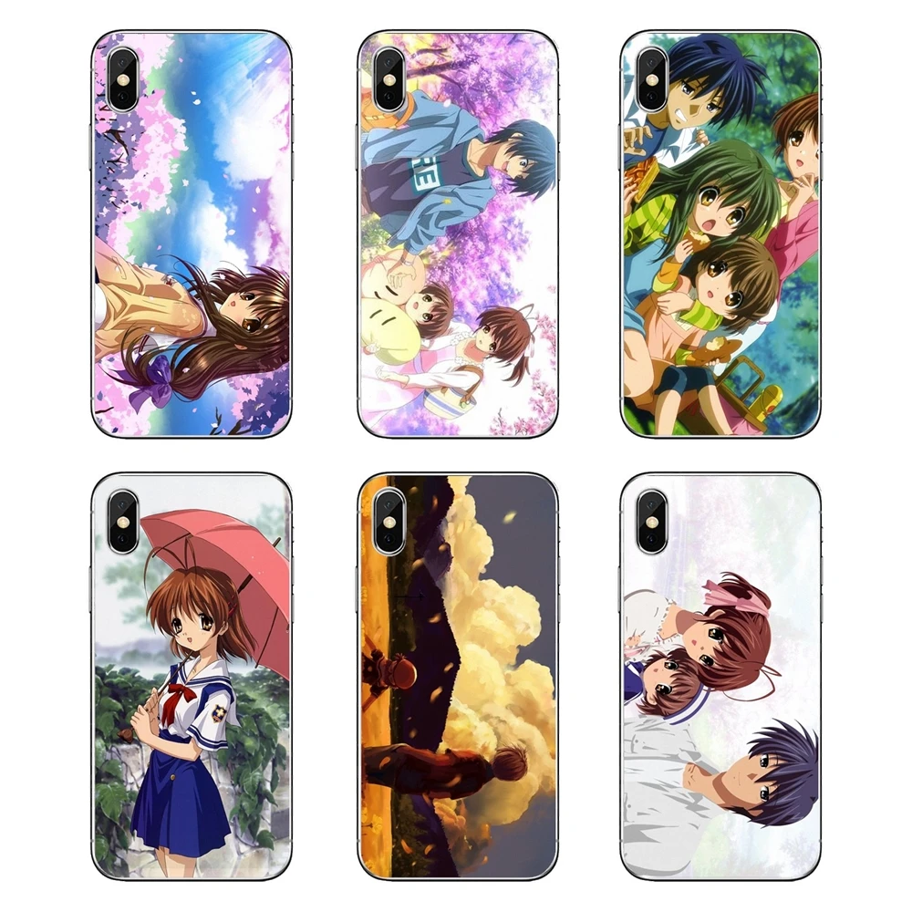 Силиконовый чехол для Xiaomi Redmi 4X S2 3S Note 3 4 5 6 6A Por Pocophone F1 Mi Watch Clannad After Story Online Anime