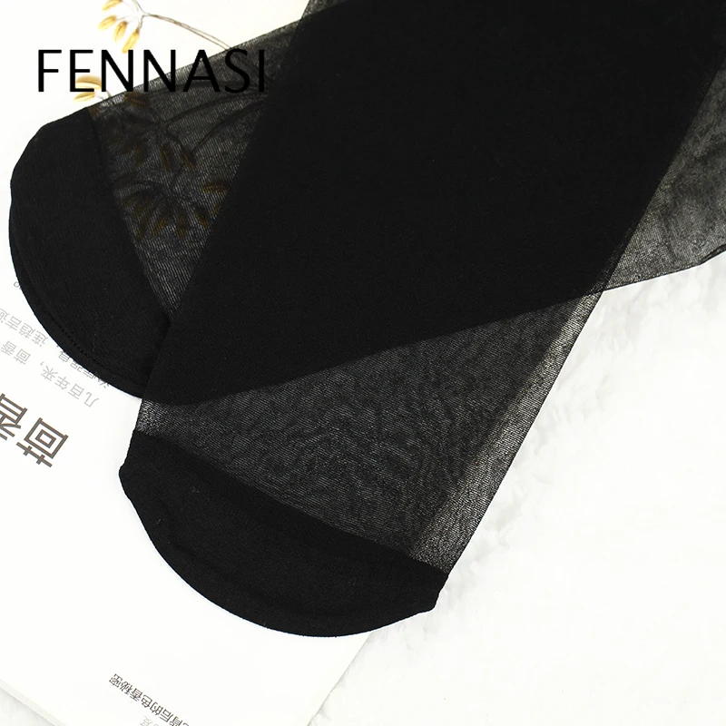 FENNAIS весенние тонкие прозрачные нейлоновые колготки модные женские эротические