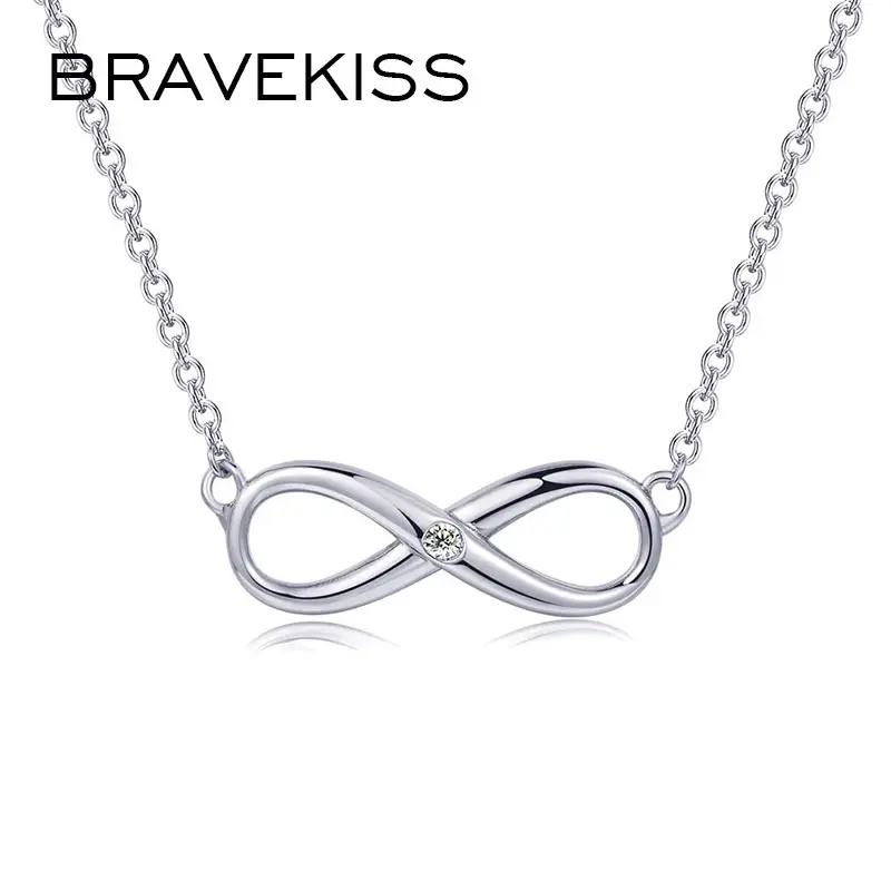 BRAVEKISS модные ожерелья чокеры из розового золота ожерелье с бесконечностью