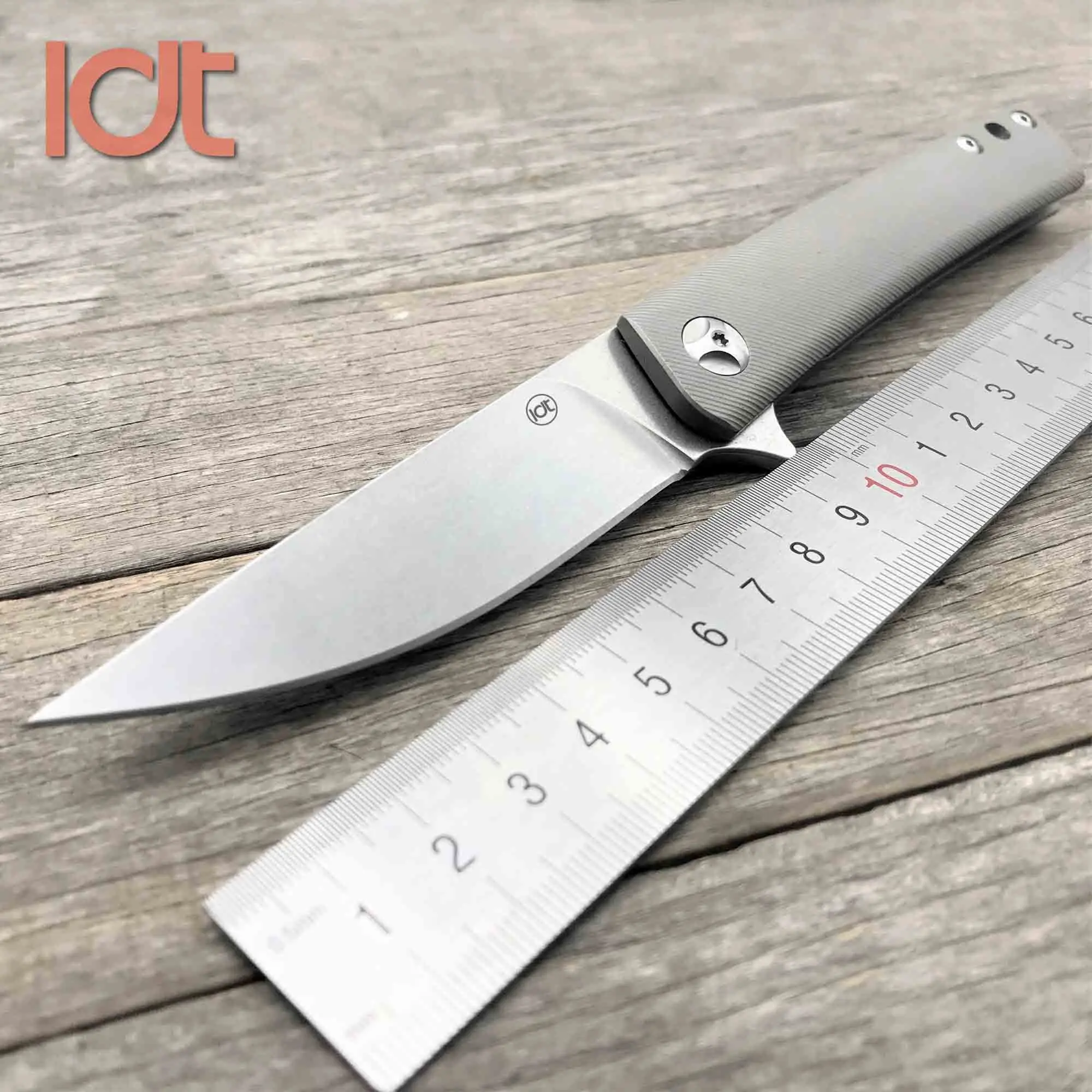 TG02 LDT TG02 складной нож S35VN лезвие титана TC4 ручка Тактический выживания Керамический шарикоподшипник открытый кемпинг охотничьи ножи - Цвет: TG02