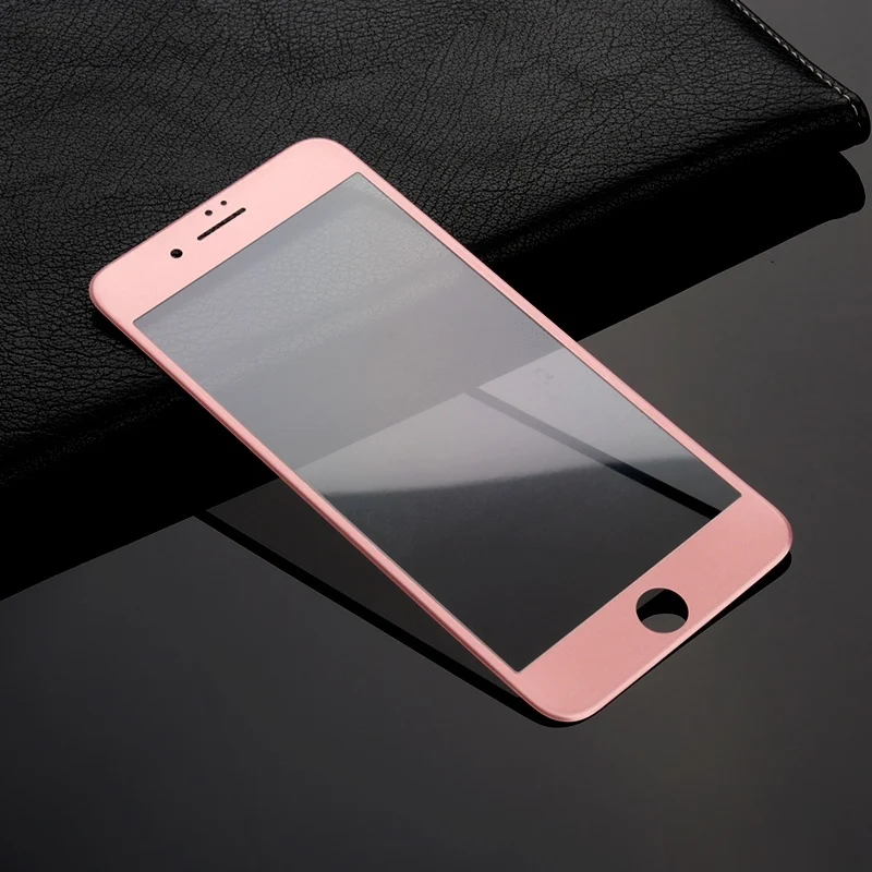 Для iPhone 8 углеродного волокна 3D мягкие изогнутые края полная защитная пленка для