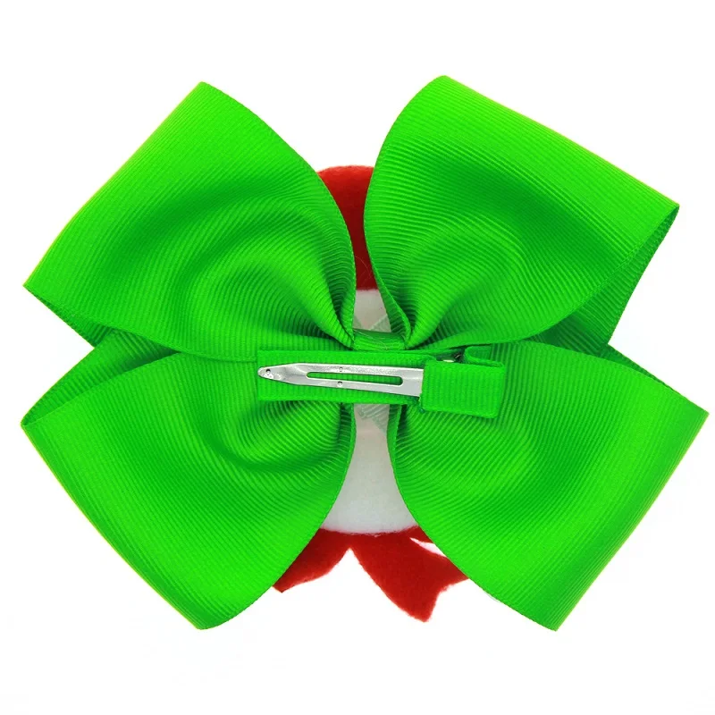 Naturalwell Рождество зеленый шеврон бабочка для смокинга Hairbow широкая лента бант