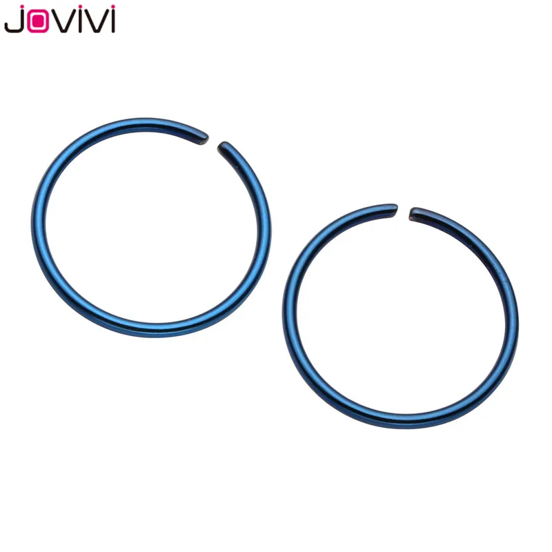 Кольцо для пирсинга JOVIVI из нержавеющей стали 316L 1 пара многофункциональное 20 г |