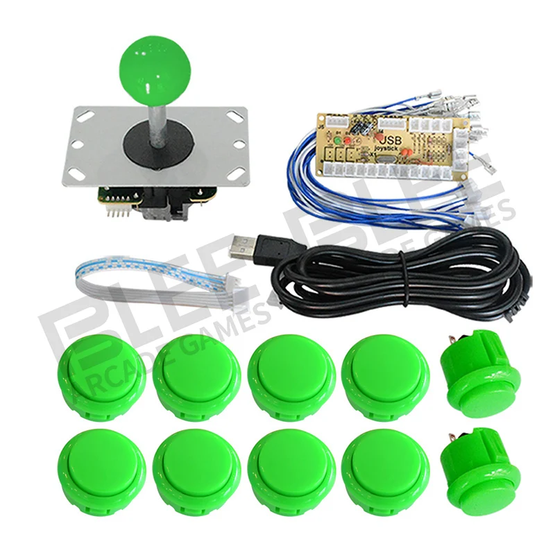 Аркадный джойстик DIY Kit Нулевая задержка аркадная DIY Kit USB энкодер для ПК PS3 Джойстик Sanwa для аркадных игр и кнопочные кнопки для аркадной игры Mame