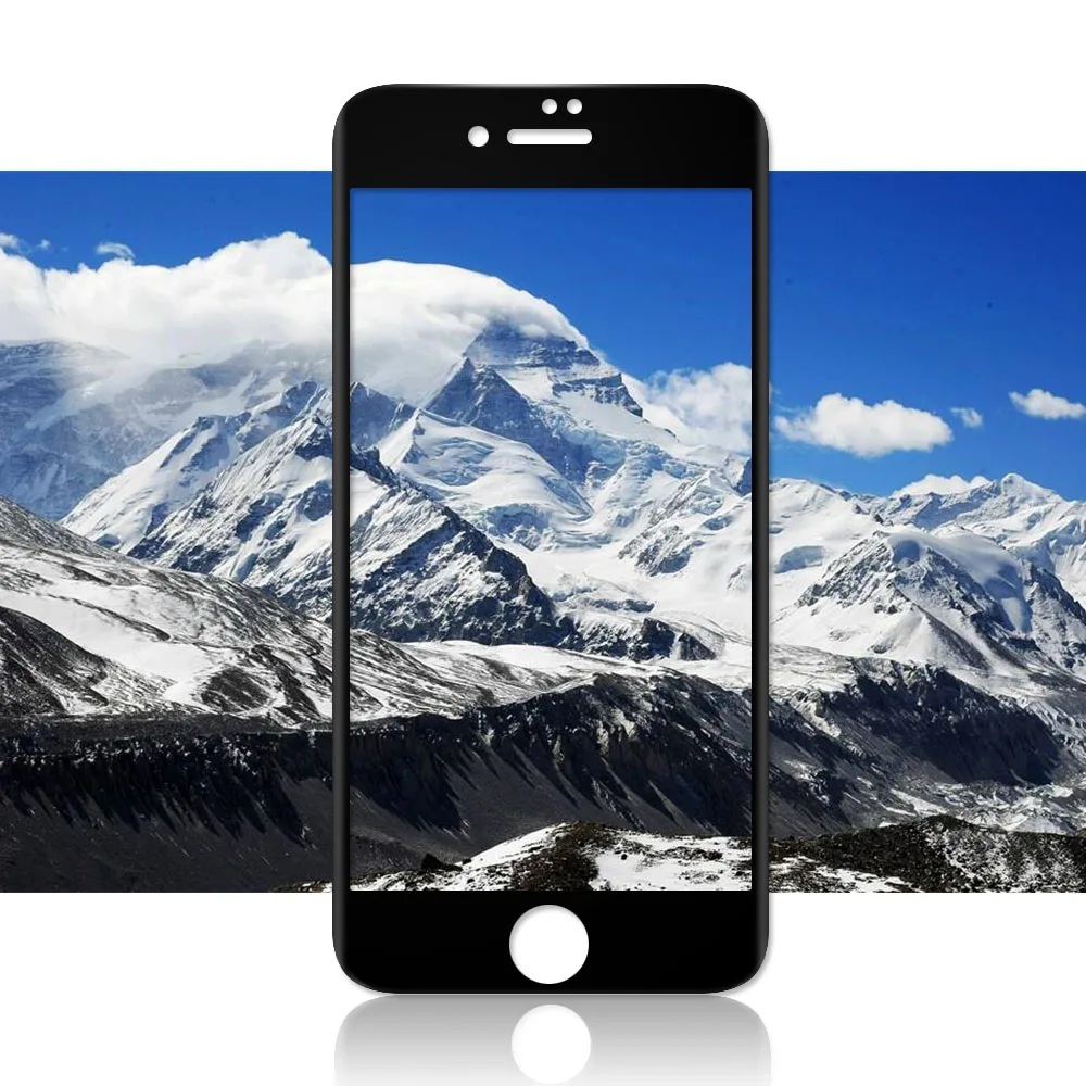 3D защитное стекло с твердыми краями для iPhone 6 6S 7 8 plus X iphone XR XS MAX защита экрана |
