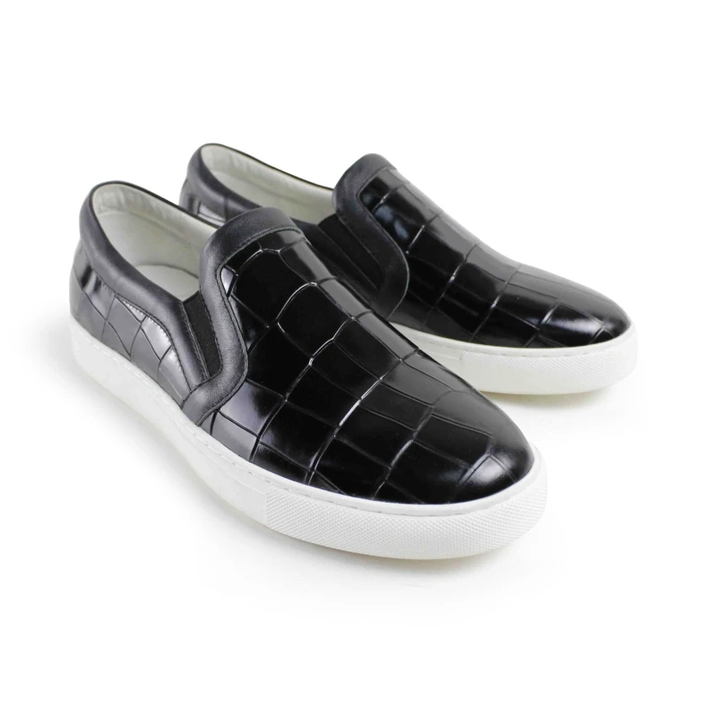 Vikeduo 2019 hot sales Handmade Flat male leisure shoes Genuine Leather Fashion Comfortable Black skateboard Mens Casual Shoes | Обувь