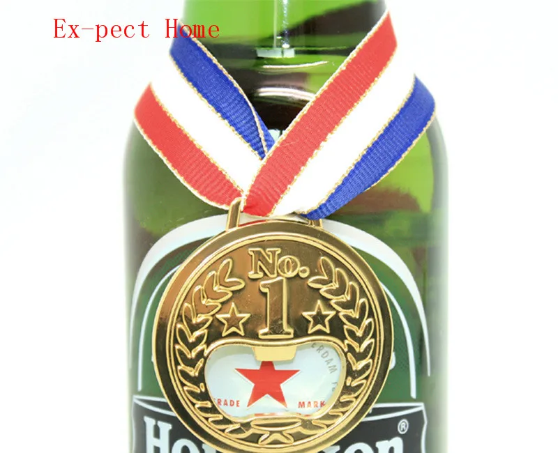 50 шт. № 1 победитель золотая медаль открывалка для бутылок Чемпион пива