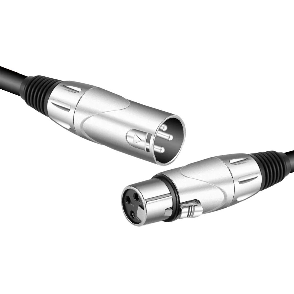 Neewer сбалансированный 3 контактный XLR кабель мыши 15 футов/4 5 mfor четкость звука +