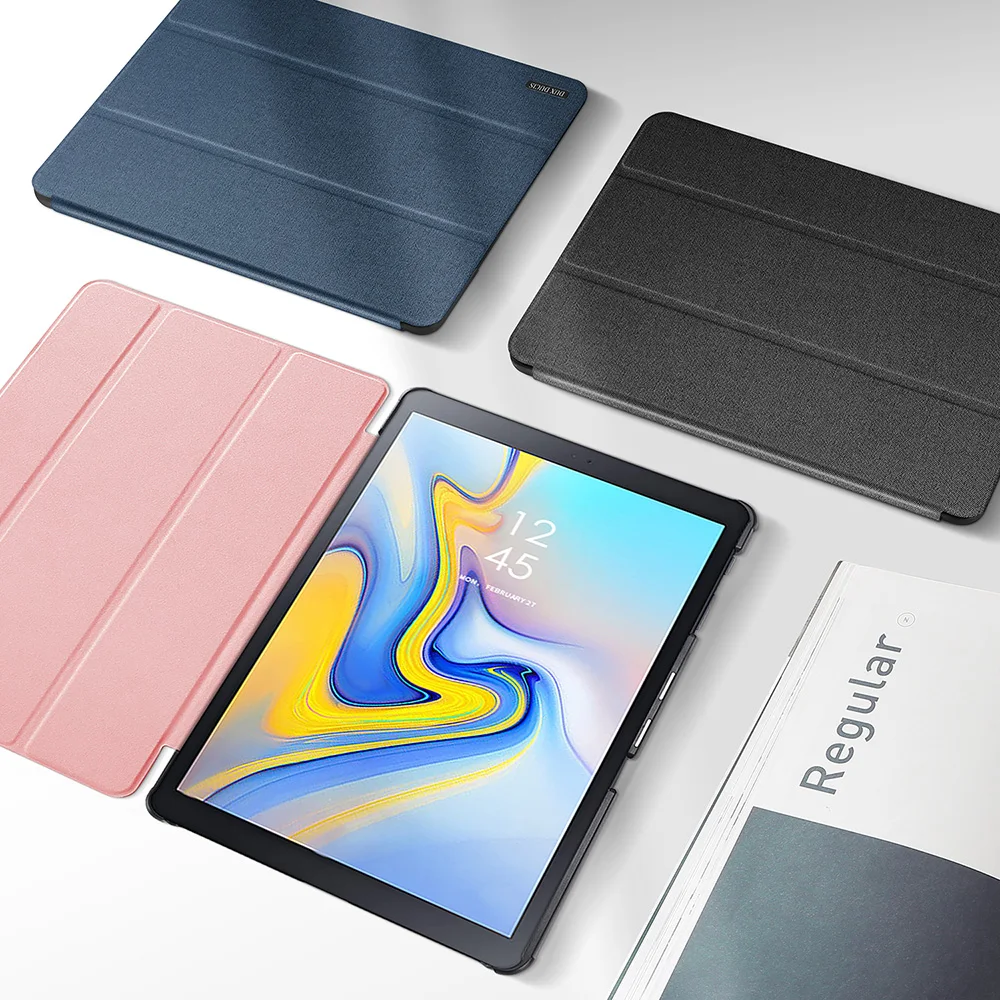 DUX DUCIS из искусственной кожи чехол для samsung Galaxy TAB A2 10,5 Чехол-книжка Smart Cover для samsung TAB A2 10,5 дюймов/A 10,5 T590 T595