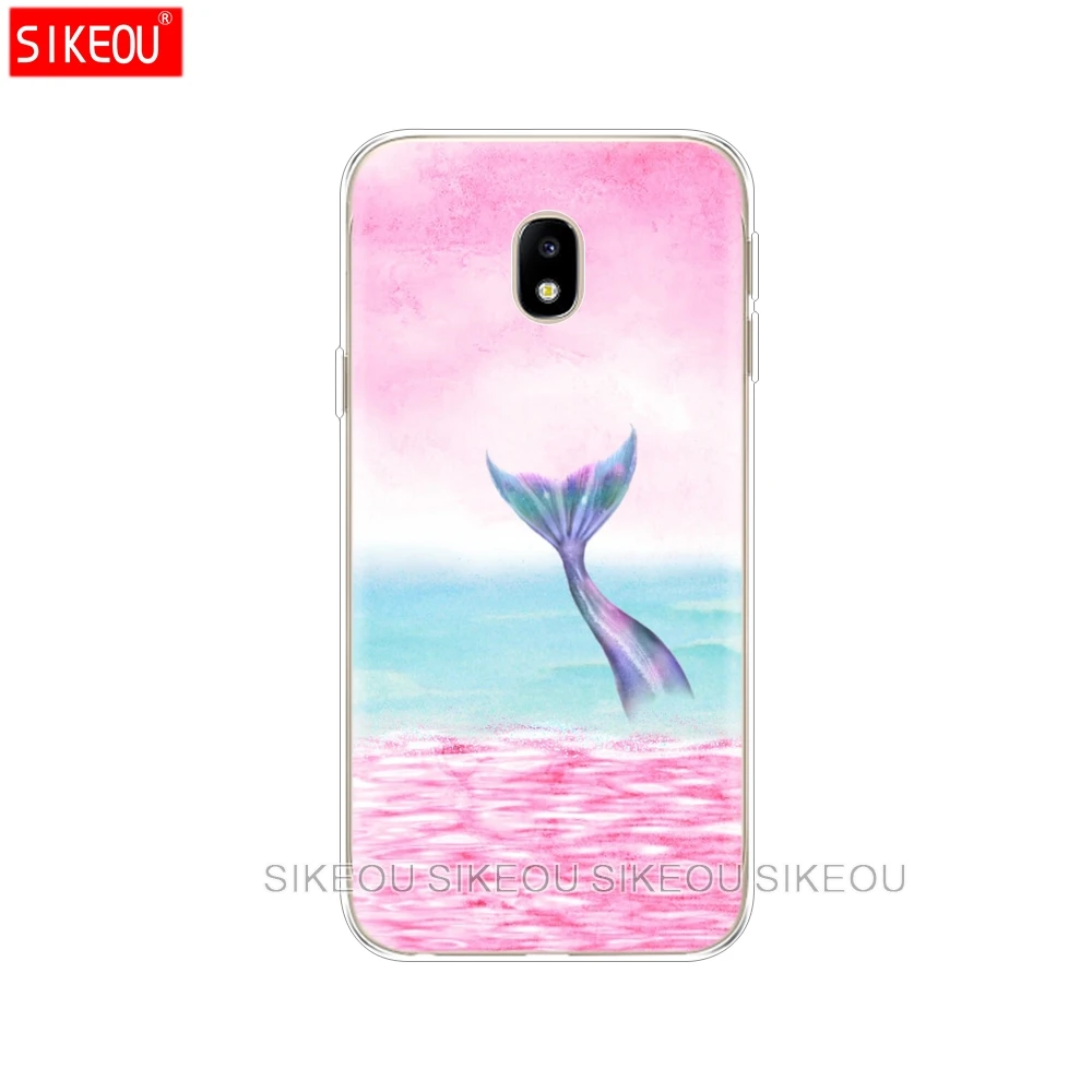Силиконовый чехол для телефона Samsung Galaxy J3 J5 J7 2017 J330 J530 J730 PRO j2 2018 с русалочкой |