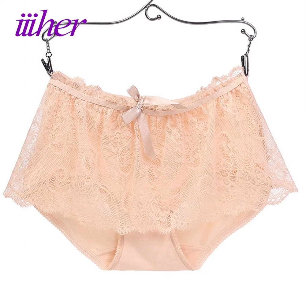 iiiher Woman Underwear Princess Sweet Fashion Sexy Seamless Lace Panties Female Temptation Luxury Ladies Cotton Briefs |