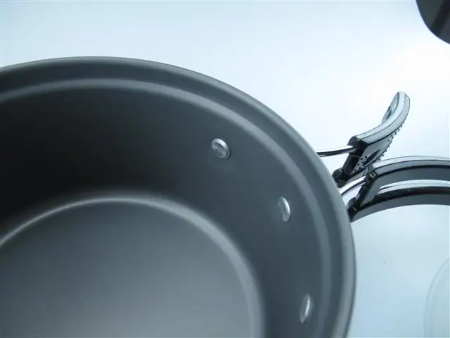 Походный алюминиевый антипригарный набор для приготовления пищи на 1