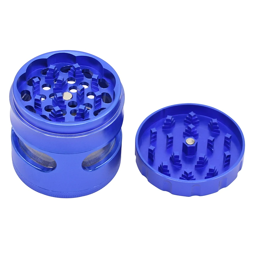 EKJ RF035 New Arrival 63mm 4 Layers Aluminum Custom Grinder Tobacco Herb Weed Accessories | Дом и сад