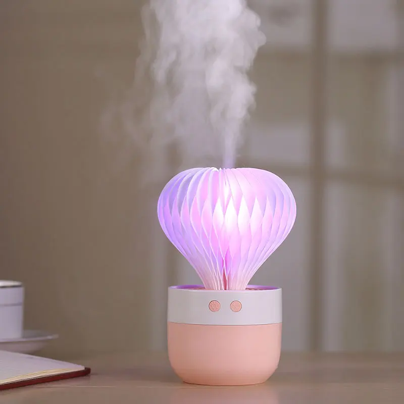 Кактус увлажнитель воздуха ультразвуковой Humidificador с ночной свет ароматерапия