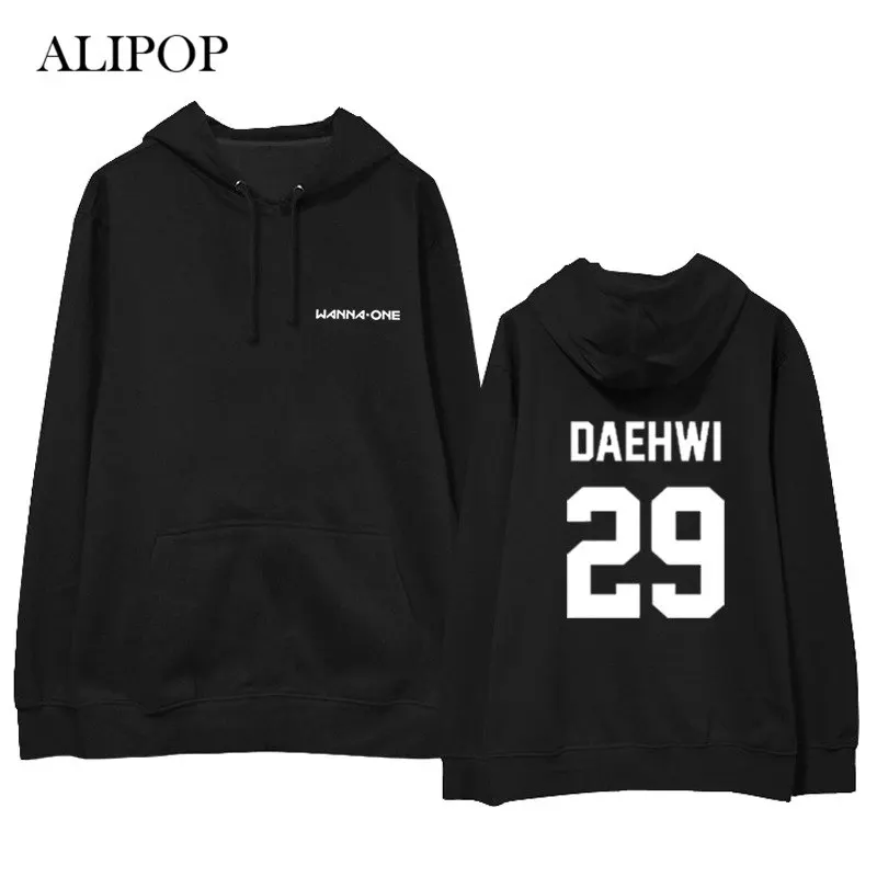 Толстовка флисовая с капюшоном K Pop толстовка из хлопка DAEHWI JISUNG пуловер длинным