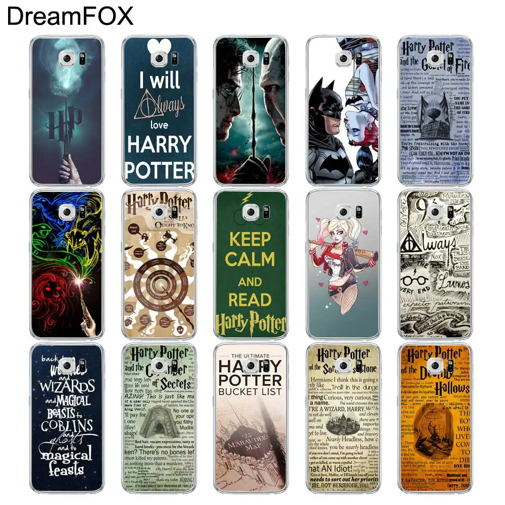 DREAMFOX L373 Harry Potter Coque Soft TPU Silicone Case Cover For Samsung Galaxy Note S 3 4 5 6 7 8 9 Edge Plus Grand Prime |