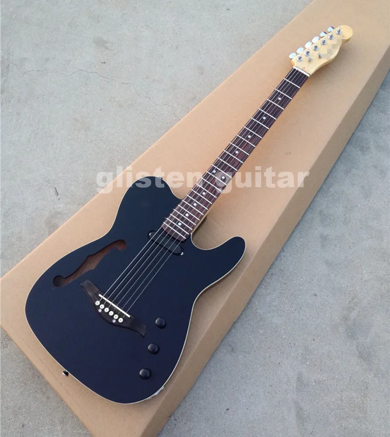 Custom shop TL электрогитара с F полым отверстием, палисандр Мост, EC65