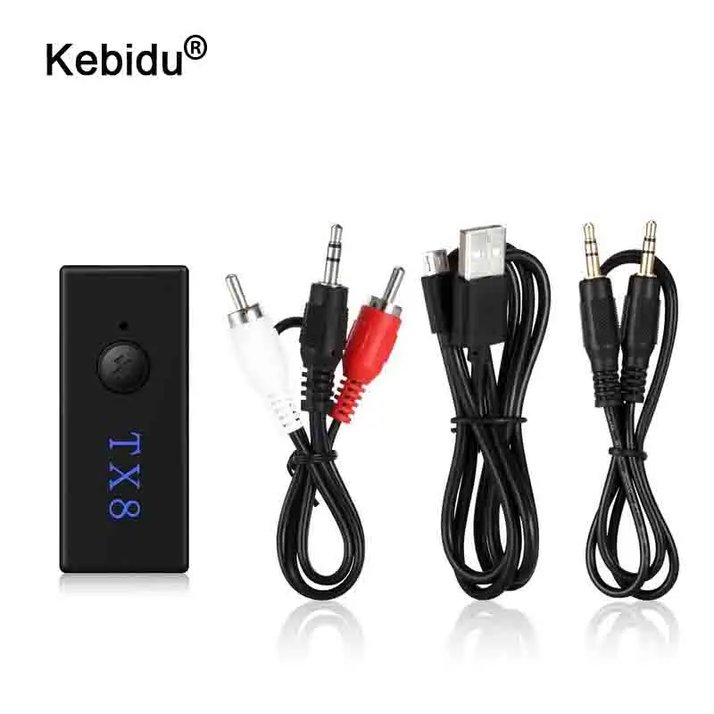 Bluetooth передатчик kebidu 3 0 беспроводной аудио адаптер RCA/3 5 мм для ТВ ПК ноутбука