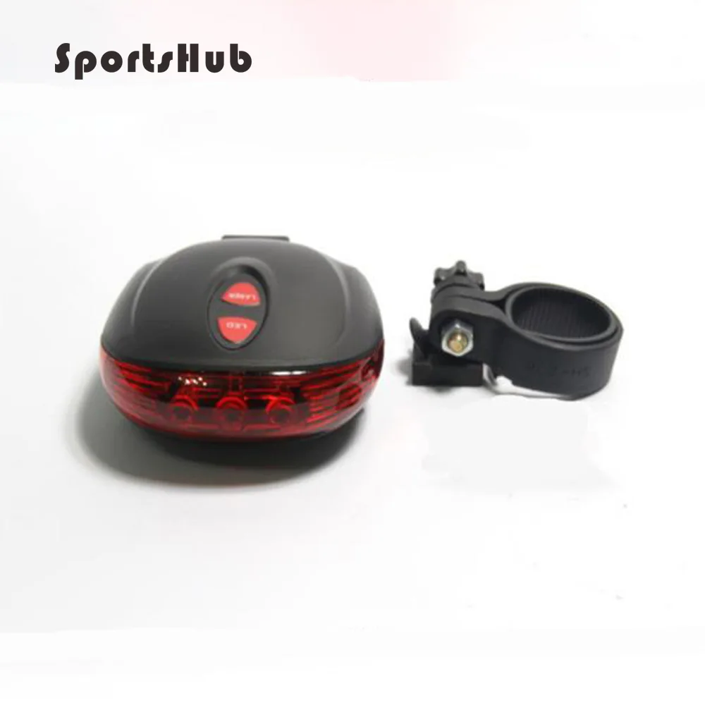 SPORTSHUB (5LED + 2 лазера) велосипедный светильник безопасный задний фонарь