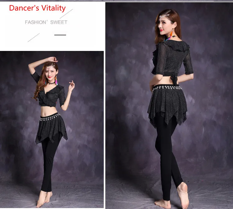 Belly Dance Suit New Practice uniforms Dance Performance Costumes Practice Exercises Costumes BellyDance Clothing