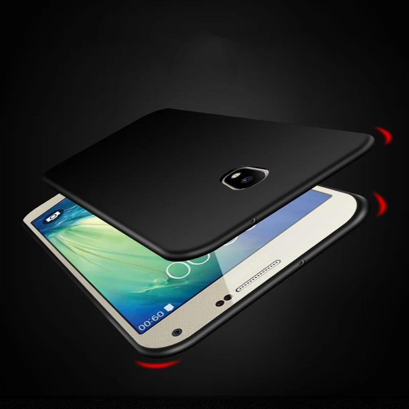 Мягкий силиконовый чехол для Samsung Galaxy J3 2017 Матовый ТПУ тонкий защитный J 3