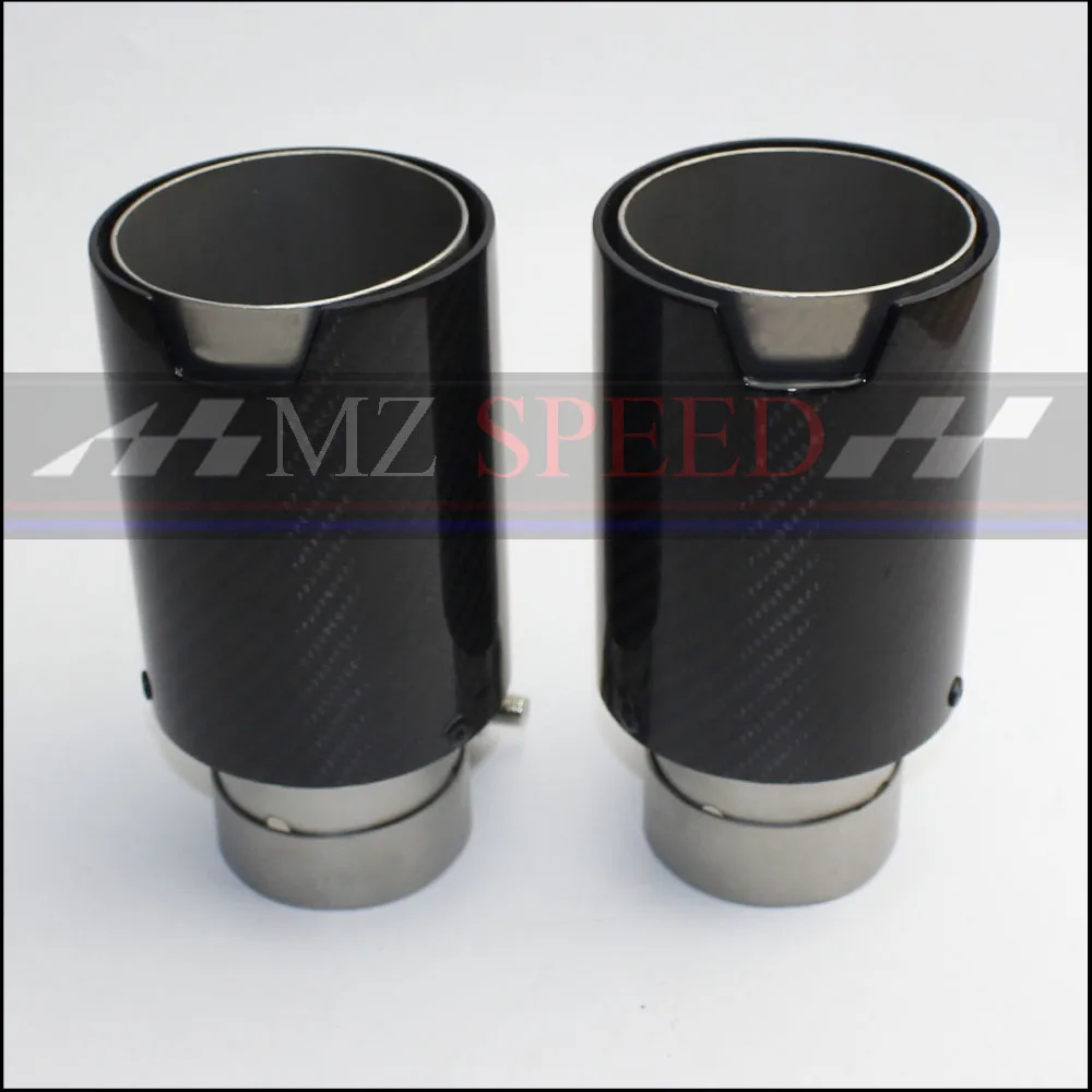 Выхлопная труба выхлопная из углеродного волокна для BMW M3 M5 M6 63 мм 66 70 in - 95 1 шт. |