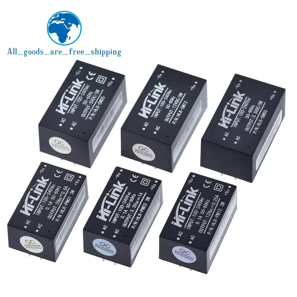 HLK PM01 PM03 PM12 AC DC 220V 5V/3 3 V/12V Мини источника питания модуль интеллигентая (ый) бытовой