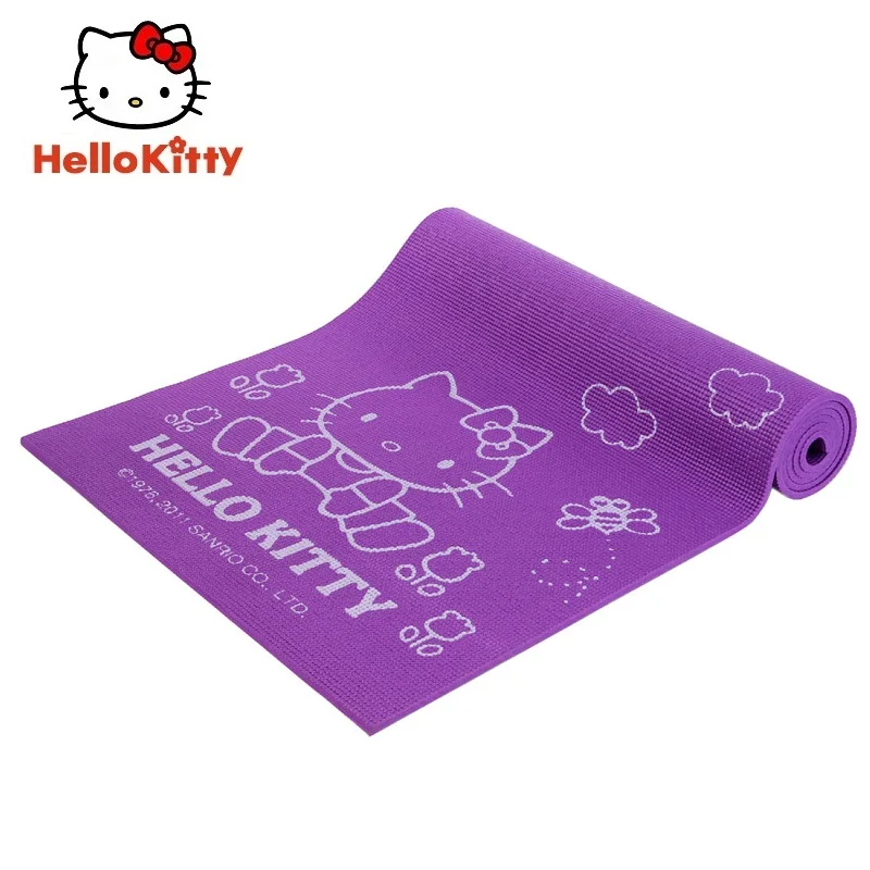 Рисунок Hello Kitty 4 мм коврики для йоги ПВХ 173*61 см Фитнес Нескользящие мягкие удобные