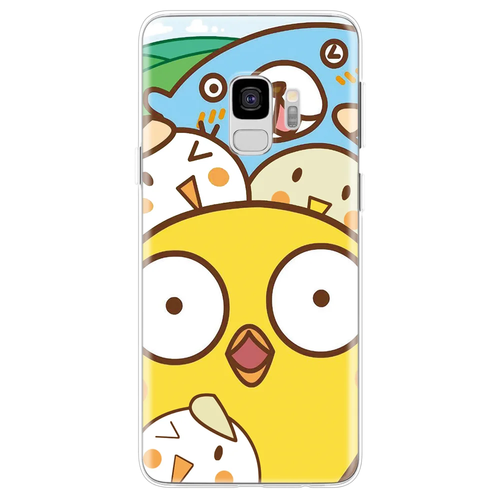 Милый прозрачный чехол из ТПУ с рисунком для samsung Galaxy S6 S7 Edge S8 S9 S10 Lite Plus S10e чехол для samsung Galaxy S10 Plus чехол