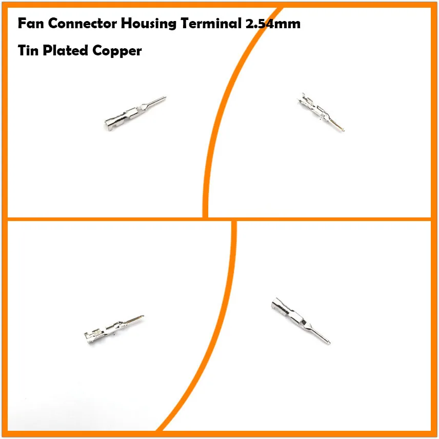Вентилятор 3Pin 4Pin 2 54 мм разъем корпуса штырьковый обжимный терминал|3 pin fan|4pin fanfan