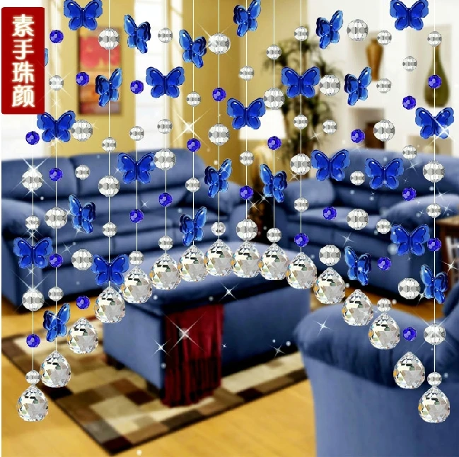 Новинка 2016 высококачественные стеклянные бусины украшение для дома 20 струн