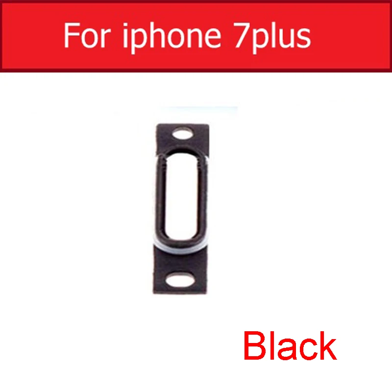 7 Plus Black Зарядное устройство USB разъем порт металлическая подставка удерживающее кольцо для iPhone 5 5S SE 6S 6 7 8 Plus X зарядный разъем док-станция браслет металлическое кольцо - Цвет: 7 Plus Black