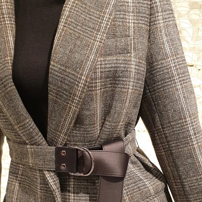 Женский Длинный блейзер новинка 2019 винтажные приталенные женские блейзеры и