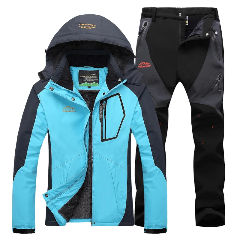 Осенне-зимнее уличное платье с бархатом плотная одежда женские костюмы. | Спорт и