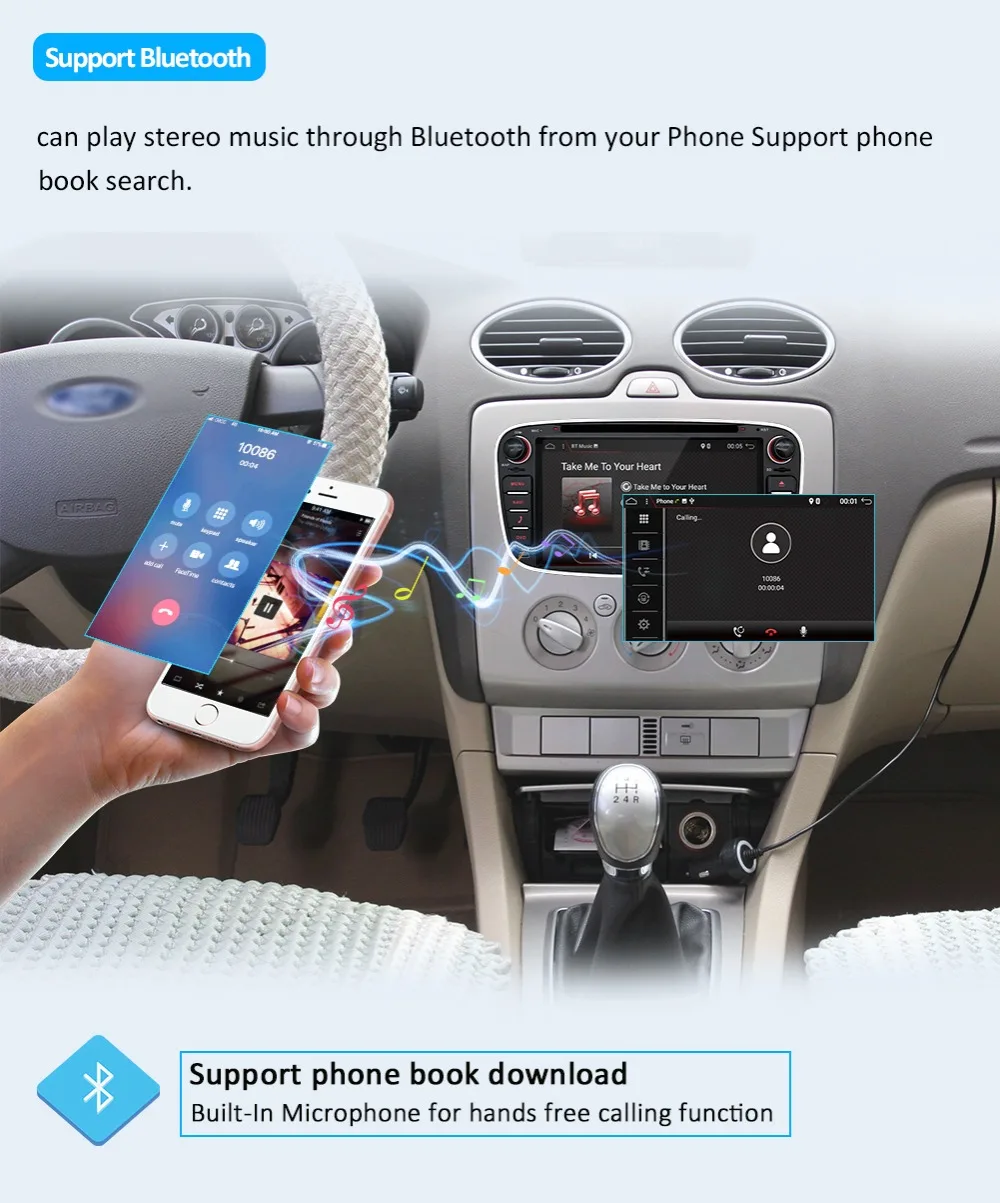 7 ''автомобильный Радио Android 9,0 Octa Core dvd-плеер для автомобиля gps Карты DAB+ OBD для Ford Focus II 2008 2009 2010 2011 Mondeo C-Max S-Max