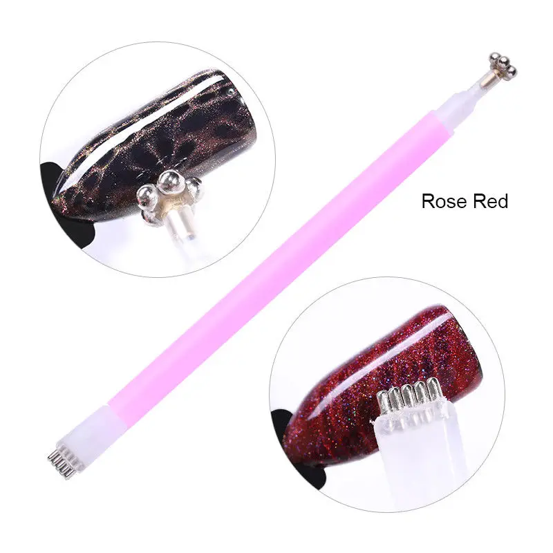 1 шт. магнитная палочка кошачий глаз с двойной головкой для гель-лака полоска 3D