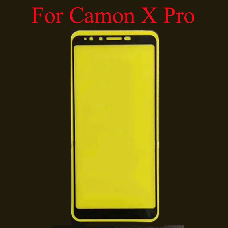 21D полное клеевое закаленное стекло для Tecno CAMON X Pro 9H Полное покрытие экрана