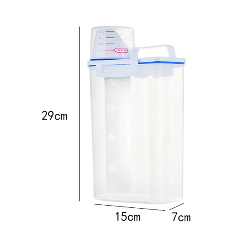 Новый покрыты чашка грубой зерна бочки Герметичные банки сохранение коробка