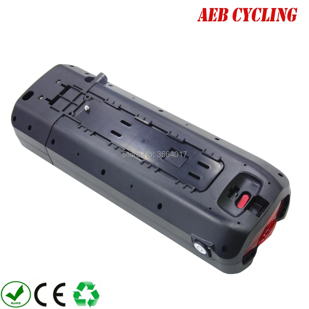 

Free shipping 48V 500W 750W 1000W rear rack 52V 15.6Ah/17.4Ah/19.2Ah/19.8Ah/21Ah Luggage battery carrier ebike battery for ebike
