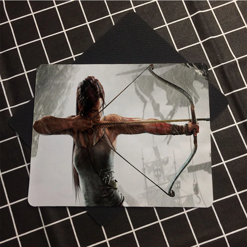 Коврик для мыши lara croft большой резиновый коврик компьютерных игр|gaming mousepad|rubber mouse