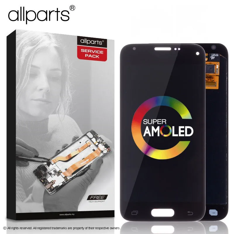 Оригинальный Super AMOLED для SAMSUNG Galaxy S5 мини Дисплей ЖК дисплей SM G800F Сенсорный экран
