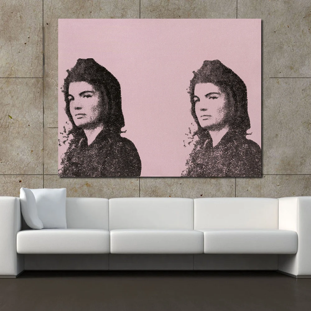 JQHYART Andy Warhol Джеки II из 11 популярных художников Том картины на холсте для гостиной