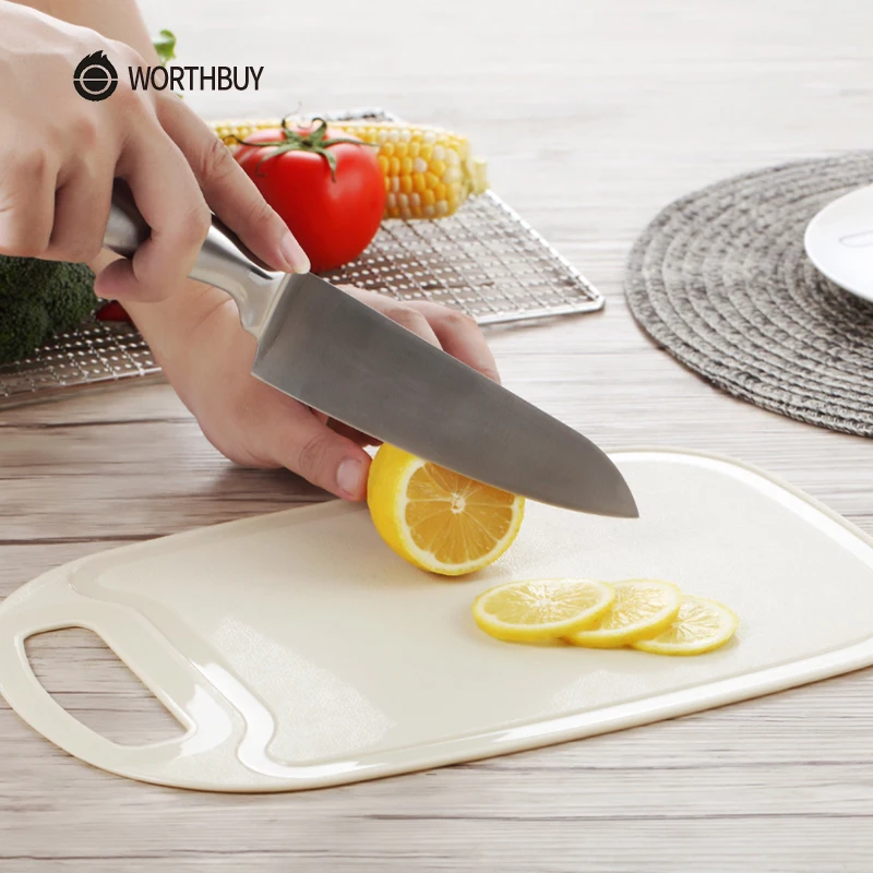 Пластиковый разделочный блок WORTHBUY разделочная доска для фруктов и овощей