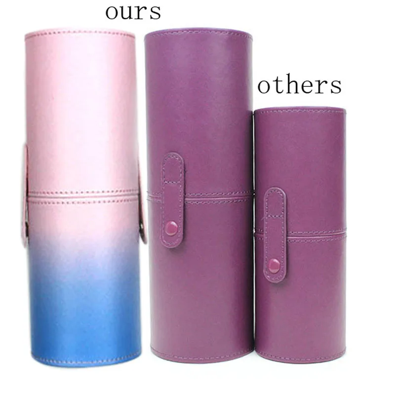 Большой пустой Портативный Макияж Кисточки круглая ручка держатель