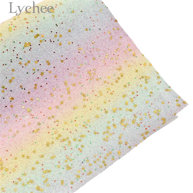 Lychee Life 21x29 см А4 Радужный Блеск искусственная кожа ткань высокого качества