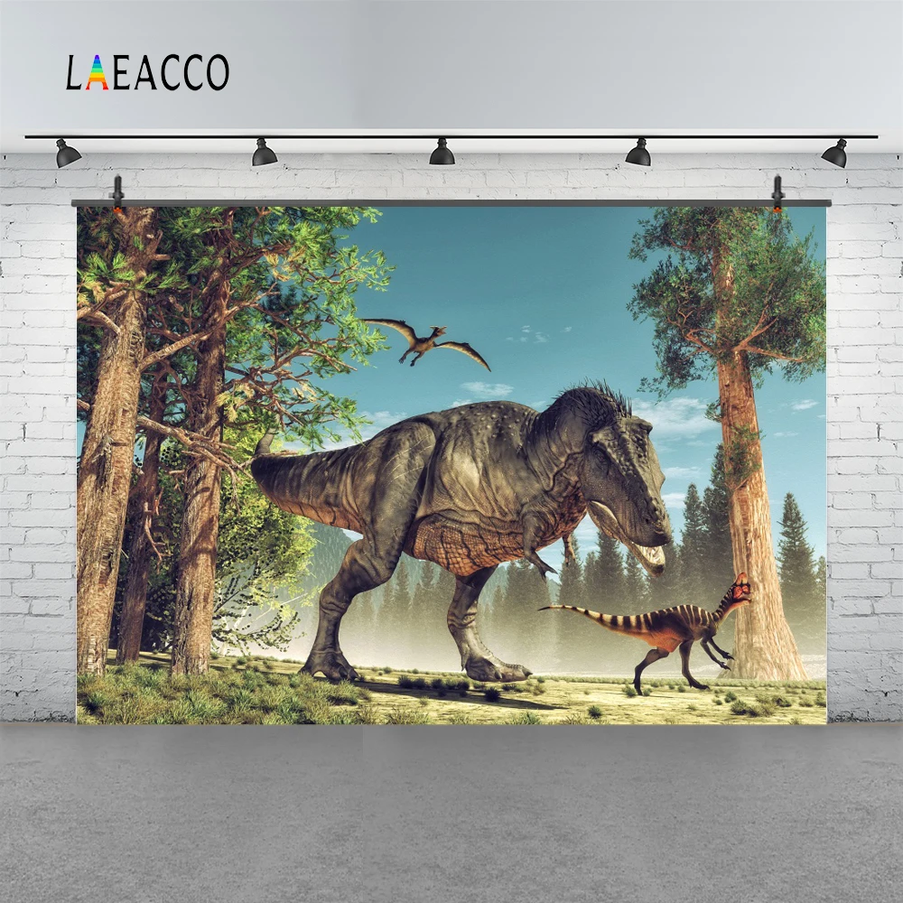 Laeacco Jurassic период динозавр парк детские вечерние фотографии фоны индивидуальные фотографические фоны для фотостудии